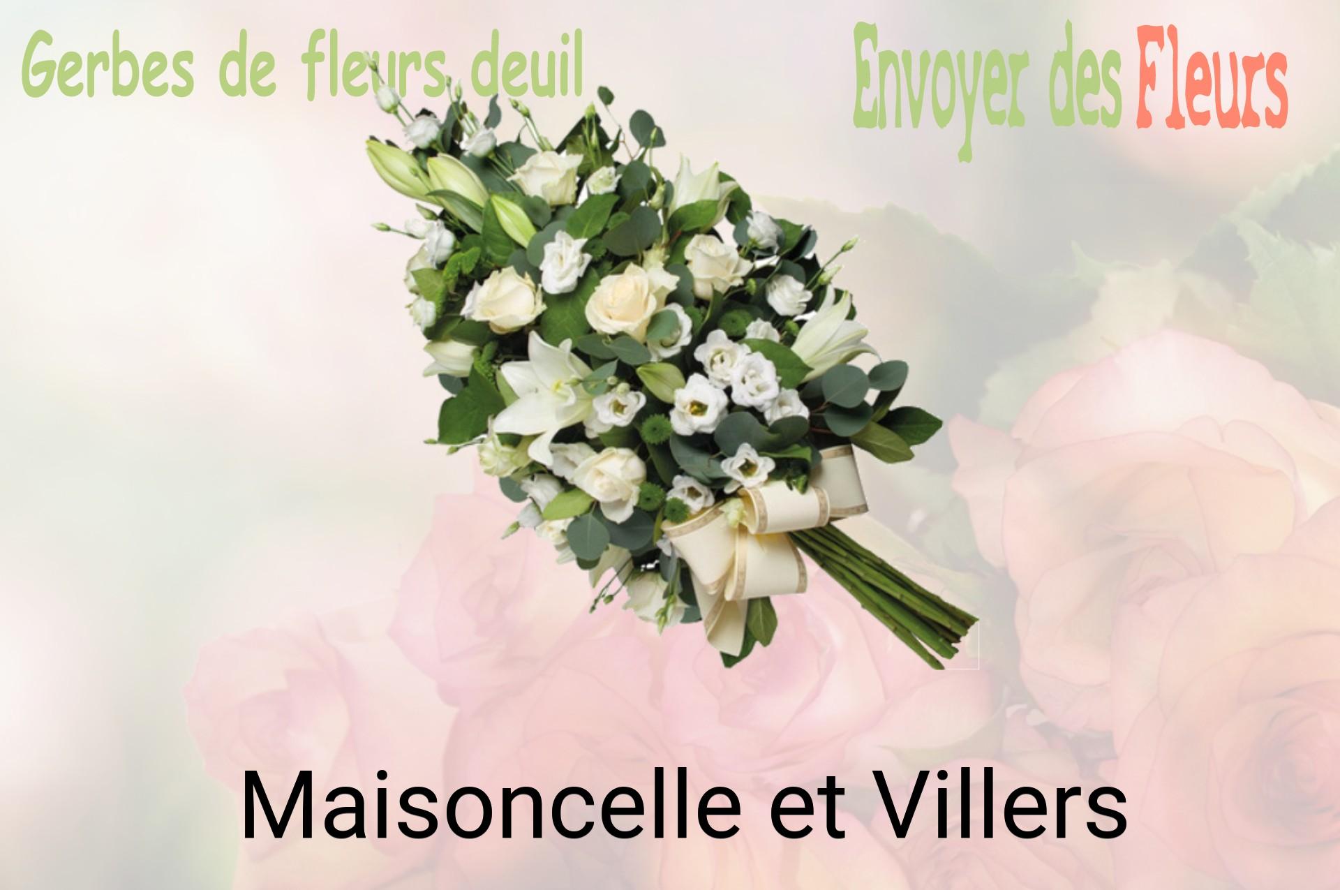 Gerbe de fleurs de deuil livrée à Maisoncelle-et-Villers